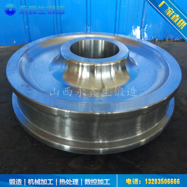 雙跨鏈斗卸車(chē)機(jī)車(chē)輪鍛件
